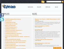 Tablet Screenshot of cjeao.qc.ca